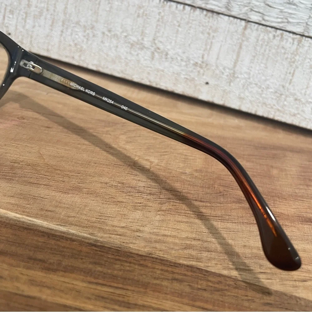 MICHAEL KORS MK254  Square Brown Black Gradient Fade Full Rim Frames 50-17-130